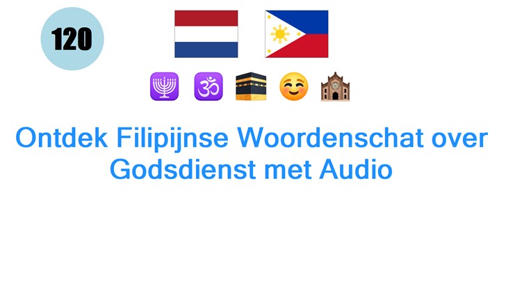 Ontdek Filipijnse Woordenschat over Godsdienst met Audio